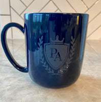 Navy Porcelain Coffee Mug (Pair)